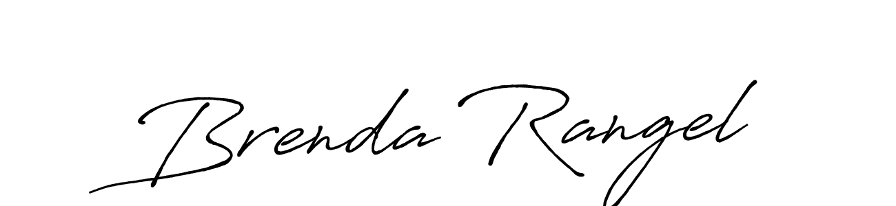Also You can easily find your signature by using the search form. We will create Brenda Rangel name handwritten signature images for you free of cost using Antro_Vectra_Bolder sign style. Brenda Rangel signature style 7 images and pictures png