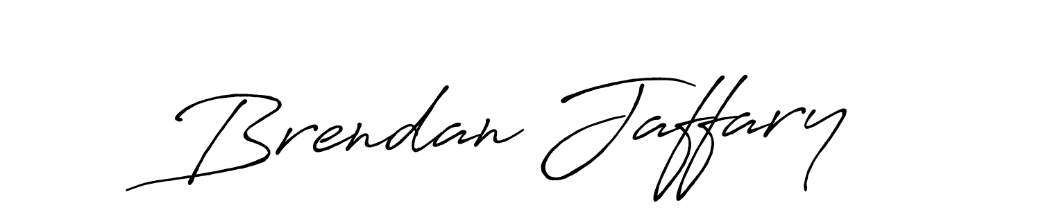 The best way (Antro_Vectra_Bolder) to make a short signature is to pick only two or three words in your name. The name Brendan Jaffary include a total of six letters. For converting this name. Brendan Jaffary signature style 7 images and pictures png