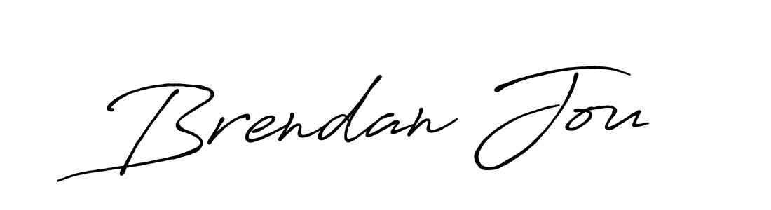 Also You can easily find your signature by using the search form. We will create Brendan Jou name handwritten signature images for you free of cost using Antro_Vectra_Bolder sign style. Brendan Jou signature style 7 images and pictures png