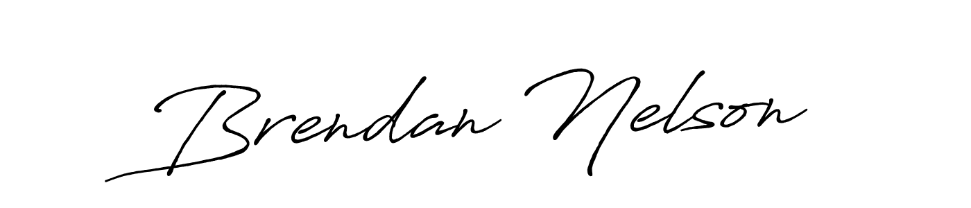 Brendan Nelson stylish signature style. Best Handwritten Sign (Antro_Vectra_Bolder) for my name. Handwritten Signature Collection Ideas for my name Brendan Nelson. Brendan Nelson signature style 7 images and pictures png