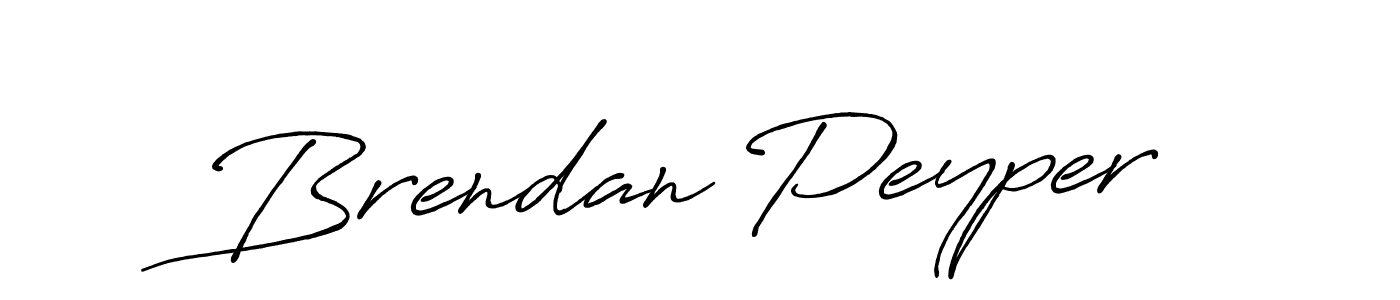 The best way (Antro_Vectra_Bolder) to make a short signature is to pick only two or three words in your name. The name Brendan Peyper include a total of six letters. For converting this name. Brendan Peyper signature style 7 images and pictures png