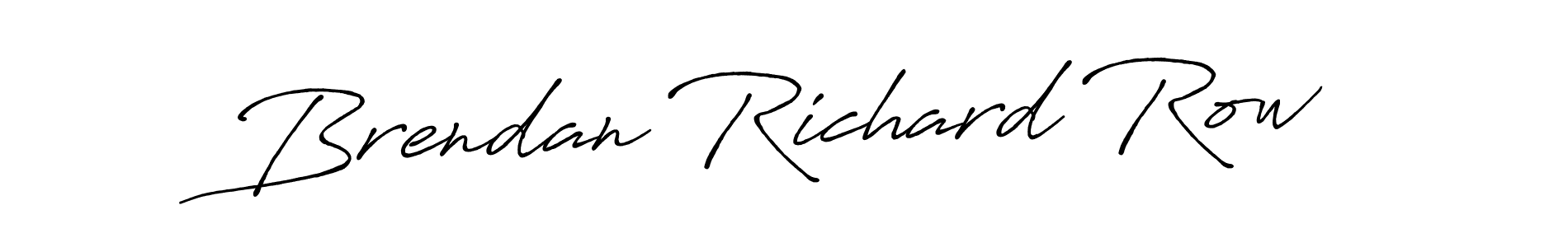 Antro_Vectra_Bolder is a professional signature style that is perfect for those who want to add a touch of class to their signature. It is also a great choice for those who want to make their signature more unique. Get Brendan Richard Row name to fancy signature for free. Brendan Richard Row signature style 7 images and pictures png