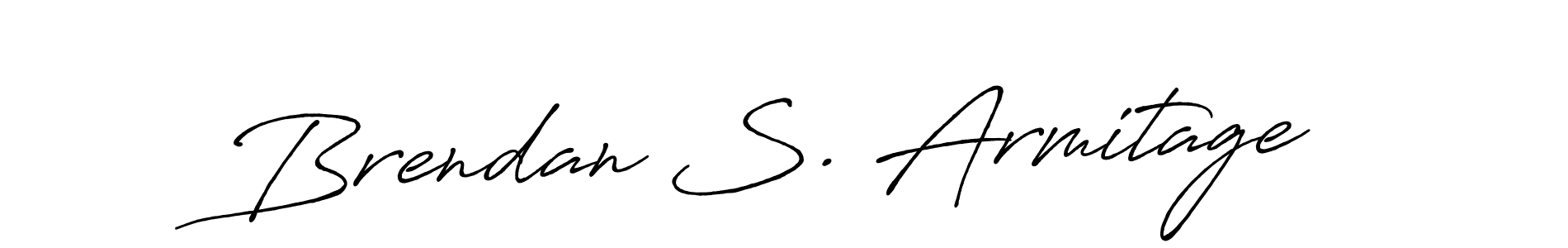 Similarly Antro_Vectra_Bolder is the best handwritten signature design. Signature creator online .You can use it as an online autograph creator for name Brendan S. Armitage. Brendan S. Armitage signature style 7 images and pictures png