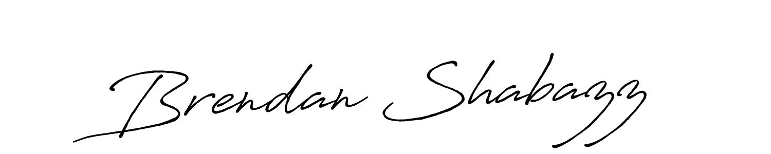 Design your own signature with our free online signature maker. With this signature software, you can create a handwritten (Antro_Vectra_Bolder) signature for name Brendan Shabazz. Brendan Shabazz signature style 7 images and pictures png