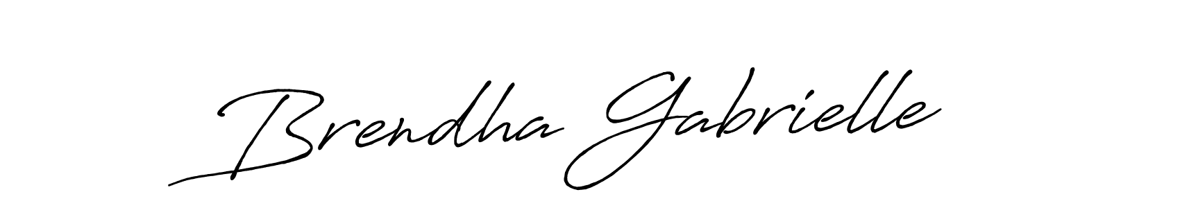 Make a short Brendha Gabrielle signature style. Manage your documents anywhere anytime using Antro_Vectra_Bolder. Create and add eSignatures, submit forms, share and send files easily. Brendha Gabrielle signature style 7 images and pictures png