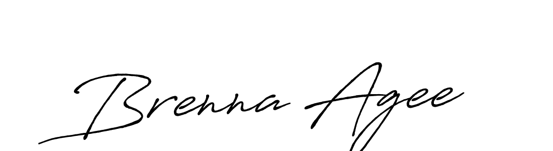 Design your own signature with our free online signature maker. With this signature software, you can create a handwritten (Antro_Vectra_Bolder) signature for name Brenna Agee. Brenna Agee signature style 7 images and pictures png