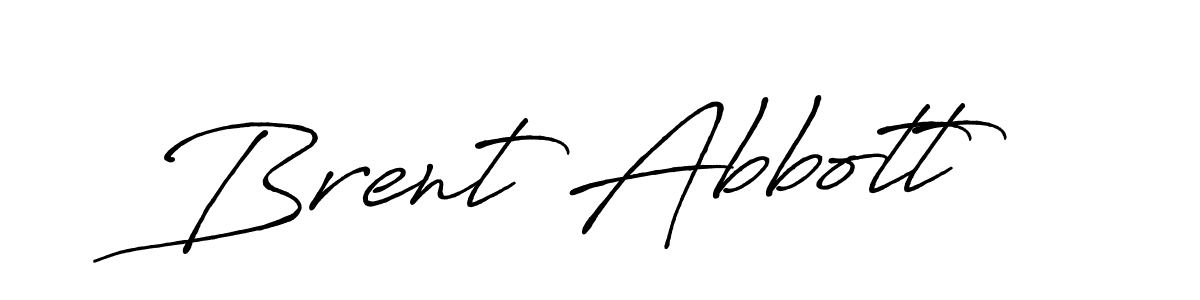 Create a beautiful signature design for name Brent Abbott. With this signature (Antro_Vectra_Bolder) fonts, you can make a handwritten signature for free. Brent Abbott signature style 7 images and pictures png