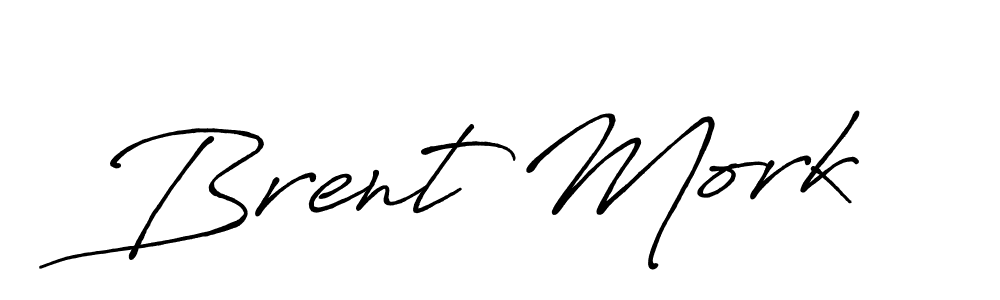 Brent Mork stylish signature style. Best Handwritten Sign (Antro_Vectra_Bolder) for my name. Handwritten Signature Collection Ideas for my name Brent Mork. Brent Mork signature style 7 images and pictures png