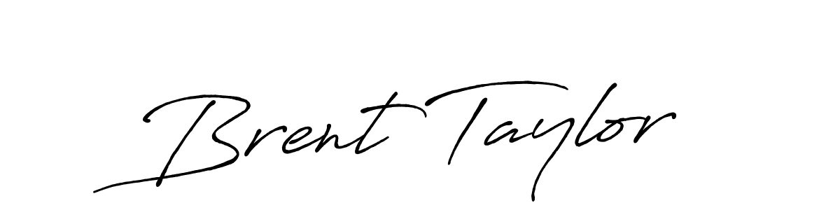 Create a beautiful signature design for name Brent Taylor. With this signature (Antro_Vectra_Bolder) fonts, you can make a handwritten signature for free. Brent Taylor signature style 7 images and pictures png