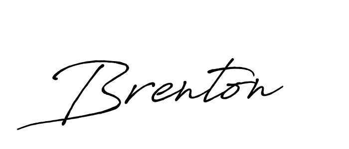 Brenton stylish signature style. Best Handwritten Sign (Antro_Vectra_Bolder) for my name. Handwritten Signature Collection Ideas for my name Brenton. Brenton signature style 7 images and pictures png