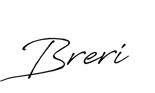 How to make Breri signature? Antro_Vectra_Bolder is a professional autograph style. Create handwritten signature for Breri name. Breri signature style 7 images and pictures png