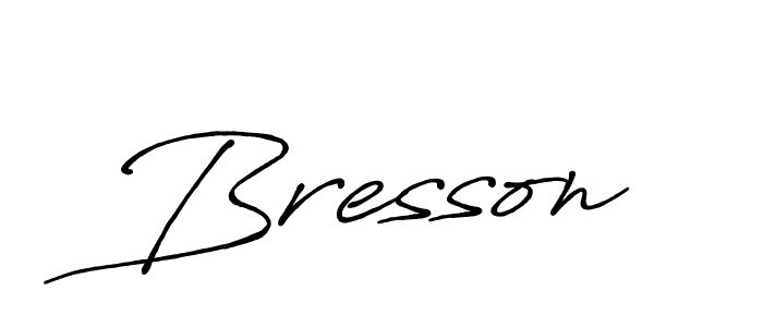 The best way (Antro_Vectra_Bolder) to make a short signature is to pick only two or three words in your name. The name Bresson include a total of six letters. For converting this name. Bresson signature style 7 images and pictures png