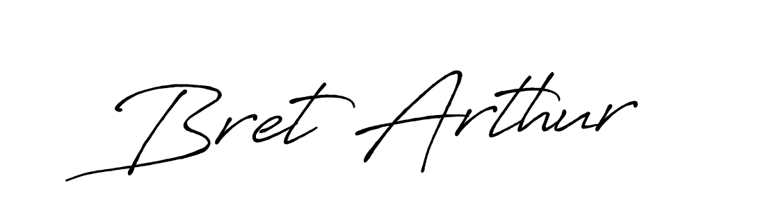 Design your own signature with our free online signature maker. With this signature software, you can create a handwritten (Antro_Vectra_Bolder) signature for name Bret Arthur. Bret Arthur signature style 7 images and pictures png