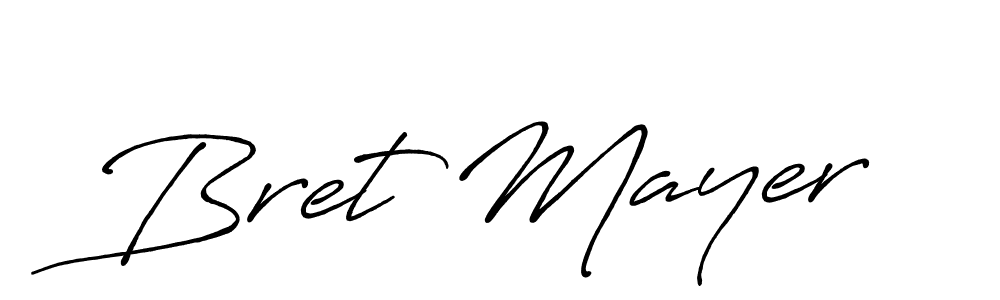 Antro_Vectra_Bolder is a professional signature style that is perfect for those who want to add a touch of class to their signature. It is also a great choice for those who want to make their signature more unique. Get Bret Mayer name to fancy signature for free. Bret Mayer signature style 7 images and pictures png