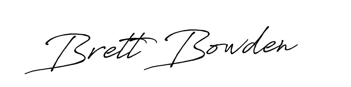 Antro_Vectra_Bolder is a professional signature style that is perfect for those who want to add a touch of class to their signature. It is also a great choice for those who want to make their signature more unique. Get Brett Bowden name to fancy signature for free. Brett Bowden signature style 7 images and pictures png