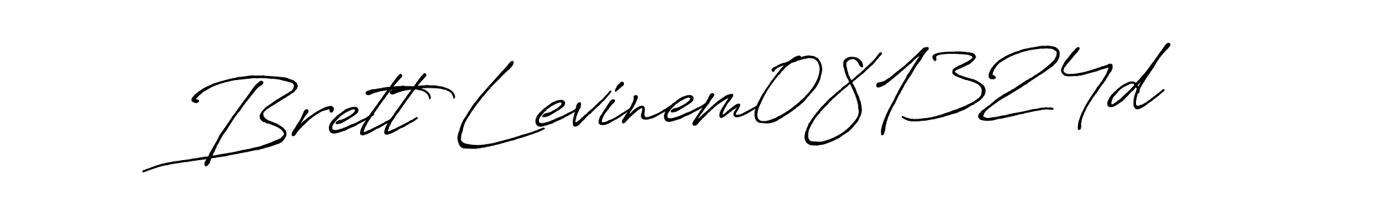 Use a signature maker to create a handwritten signature online. With this signature software, you can design (Antro_Vectra_Bolder) your own signature for name Brett Levinem081324d. Brett Levinem081324d signature style 7 images and pictures png