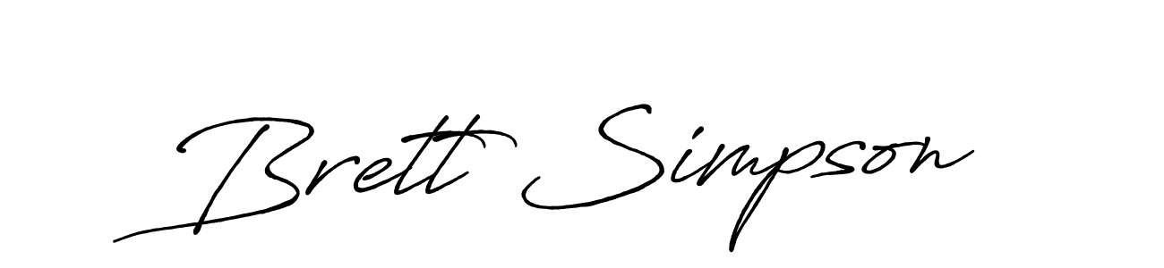 Best and Professional Signature Style for Brett Simpson. Antro_Vectra_Bolder Best Signature Style Collection. Brett Simpson signature style 7 images and pictures png