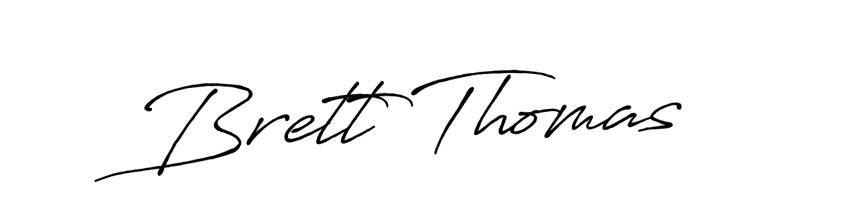 Create a beautiful signature design for name Brett Thomas. With this signature (Antro_Vectra_Bolder) fonts, you can make a handwritten signature for free. Brett Thomas signature style 7 images and pictures png