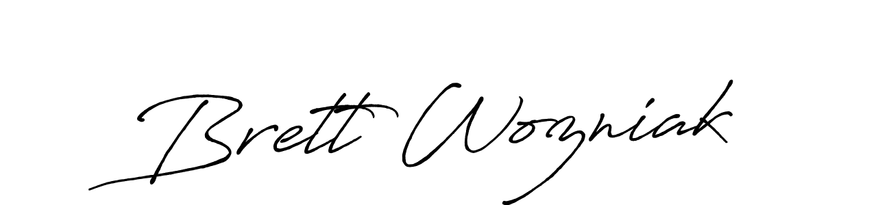 Once you've used our free online signature maker to create your best signature Antro_Vectra_Bolder style, it's time to enjoy all of the benefits that Brett Wozniak name signing documents. Brett Wozniak signature style 7 images and pictures png