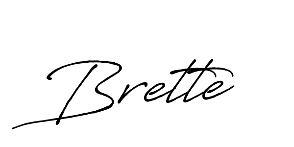 You should practise on your own different ways (Antro_Vectra_Bolder) to write your name (Brette) in signature. don't let someone else do it for you. Brette signature style 7 images and pictures png