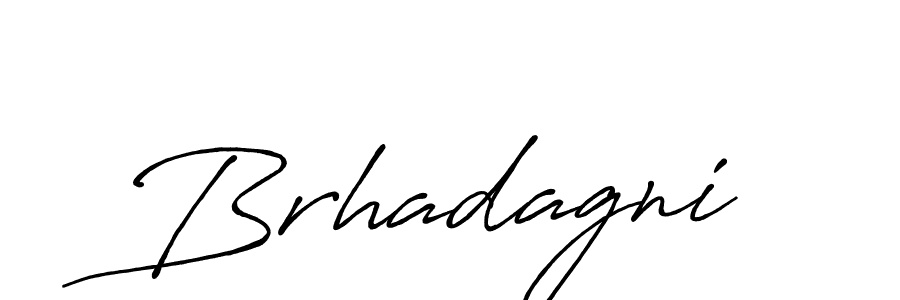 Use a signature maker to create a handwritten signature online. With this signature software, you can design (Antro_Vectra_Bolder) your own signature for name Brhadagni. Brhadagni signature style 7 images and pictures png