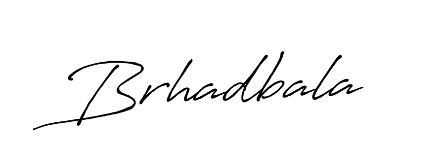 How to make Brhadbala name signature. Use Antro_Vectra_Bolder style for creating short signs online. This is the latest handwritten sign. Brhadbala signature style 7 images and pictures png