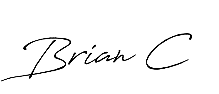 Use a signature maker to create a handwritten signature online. With this signature software, you can design (Antro_Vectra_Bolder) your own signature for name Brian C. Brian C signature style 7 images and pictures png