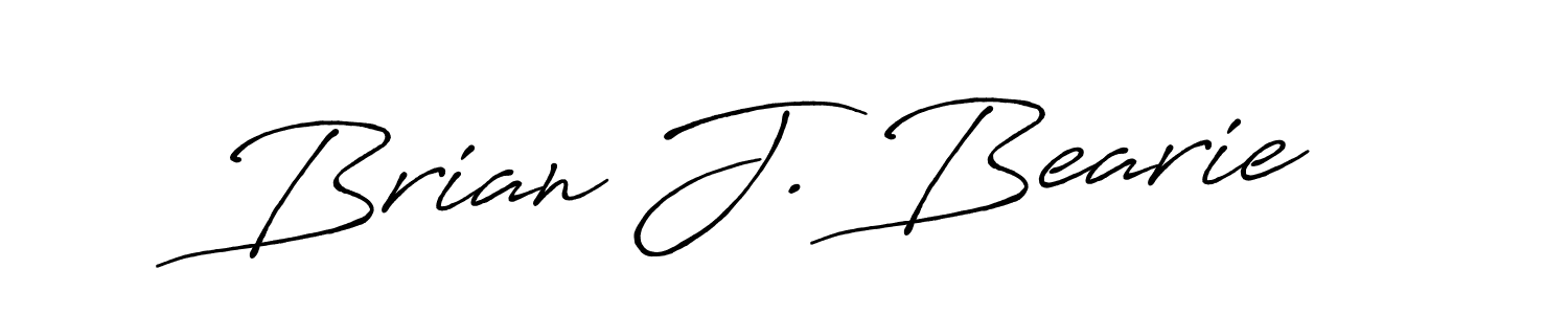 Also we have Brian J. Bearie name is the best signature style. Create professional handwritten signature collection using Antro_Vectra_Bolder autograph style. Brian J. Bearie signature style 7 images and pictures png