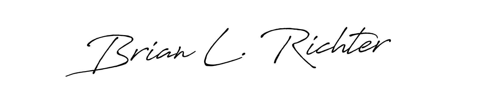 Once you've used our free online signature maker to create your best signature Antro_Vectra_Bolder style, it's time to enjoy all of the benefits that Brian L. Richter name signing documents. Brian L. Richter signature style 7 images and pictures png