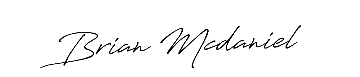 How to make Brian Mcdaniel name signature. Use Antro_Vectra_Bolder style for creating short signs online. This is the latest handwritten sign. Brian Mcdaniel signature style 7 images and pictures png