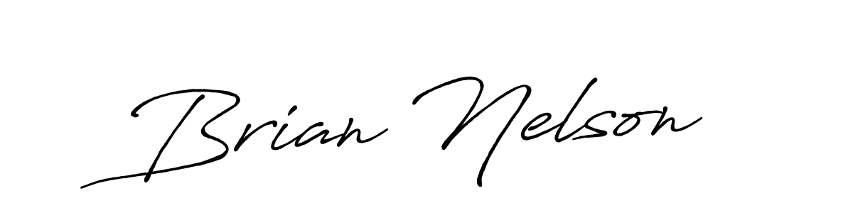 How to make Brian Nelson name signature. Use Antro_Vectra_Bolder style for creating short signs online. This is the latest handwritten sign. Brian Nelson signature style 7 images and pictures png