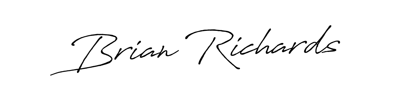 It looks lik you need a new signature style for name Brian Richards. Design unique handwritten (Antro_Vectra_Bolder) signature with our free signature maker in just a few clicks. Brian Richards signature style 7 images and pictures png