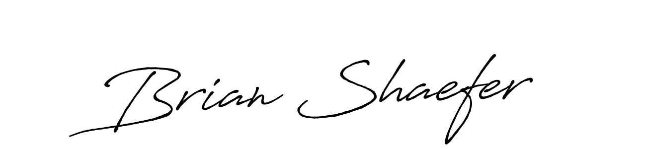 Make a beautiful signature design for name Brian Shaefer. With this signature (Antro_Vectra_Bolder) style, you can create a handwritten signature for free. Brian Shaefer signature style 7 images and pictures png