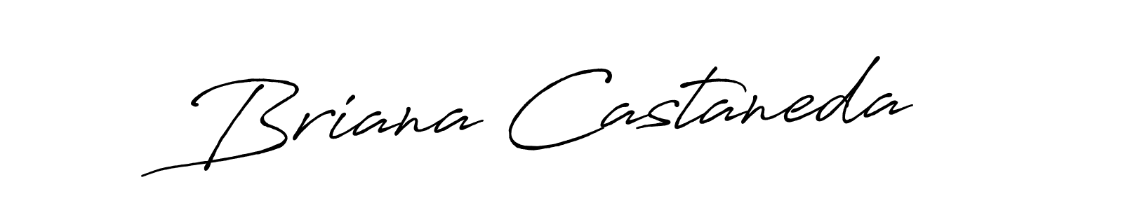 How to make Briana Castaneda name signature. Use Antro_Vectra_Bolder style for creating short signs online. This is the latest handwritten sign. Briana Castaneda signature style 7 images and pictures png