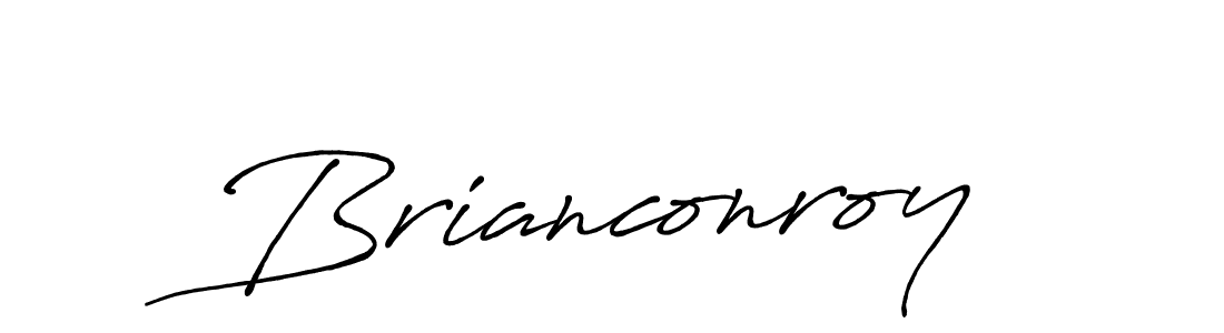 Make a beautiful signature design for name Brianconroy. With this signature (Antro_Vectra_Bolder) style, you can create a handwritten signature for free. Brianconroy signature style 7 images and pictures png