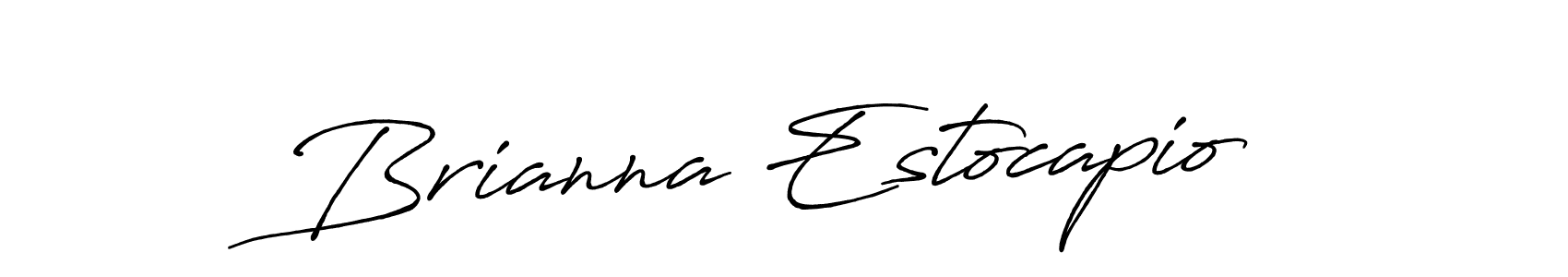 The best way (Antro_Vectra_Bolder) to make a short signature is to pick only two or three words in your name. The name Brianna Estocapio include a total of six letters. For converting this name. Brianna Estocapio signature style 7 images and pictures png