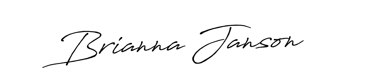 Use a signature maker to create a handwritten signature online. With this signature software, you can design (Antro_Vectra_Bolder) your own signature for name Brianna Janson. Brianna Janson signature style 7 images and pictures png
