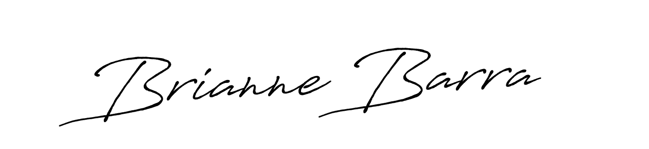 Create a beautiful signature design for name Brianne Barra. With this signature (Antro_Vectra_Bolder) fonts, you can make a handwritten signature for free. Brianne Barra signature style 7 images and pictures png
