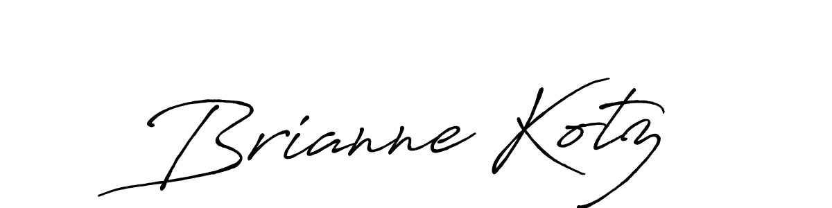 The best way (Antro_Vectra_Bolder) to make a short signature is to pick only two or three words in your name. The name Brianne Kotz include a total of six letters. For converting this name. Brianne Kotz signature style 7 images and pictures png