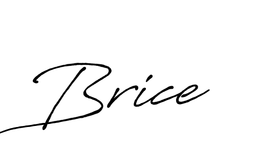 Brice stylish signature style. Best Handwritten Sign (Antro_Vectra_Bolder) for my name. Handwritten Signature Collection Ideas for my name Brice. Brice signature style 7 images and pictures png