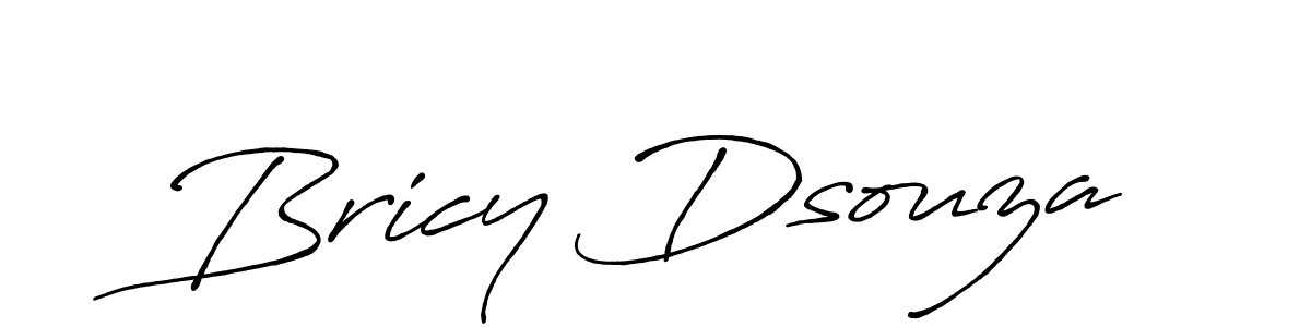 Bricy Dsouza stylish signature style. Best Handwritten Sign (Antro_Vectra_Bolder) for my name. Handwritten Signature Collection Ideas for my name Bricy Dsouza. Bricy Dsouza signature style 7 images and pictures png