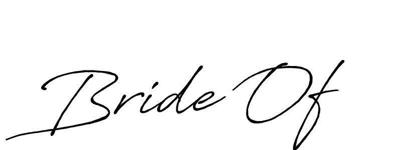 Make a beautiful signature design for name Bride Of. With this signature (Antro_Vectra_Bolder) style, you can create a handwritten signature for free. Bride Of signature style 7 images and pictures png