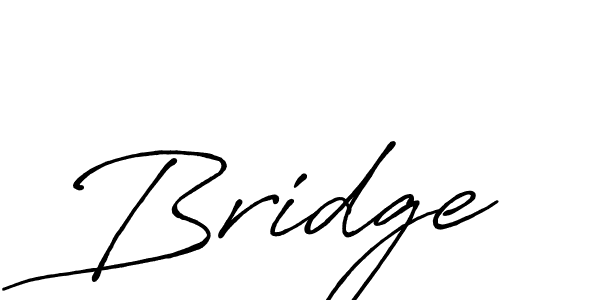 Once you've used our free online signature maker to create your best signature Antro_Vectra_Bolder style, it's time to enjoy all of the benefits that Bridge name signing documents. Bridge signature style 7 images and pictures png