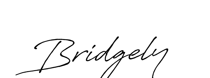 Design your own signature with our free online signature maker. With this signature software, you can create a handwritten (Antro_Vectra_Bolder) signature for name Bridgely. Bridgely signature style 7 images and pictures png