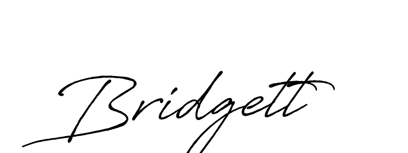 Antro_Vectra_Bolder is a professional signature style that is perfect for those who want to add a touch of class to their signature. It is also a great choice for those who want to make their signature more unique. Get Bridgett name to fancy signature for free. Bridgett signature style 7 images and pictures png