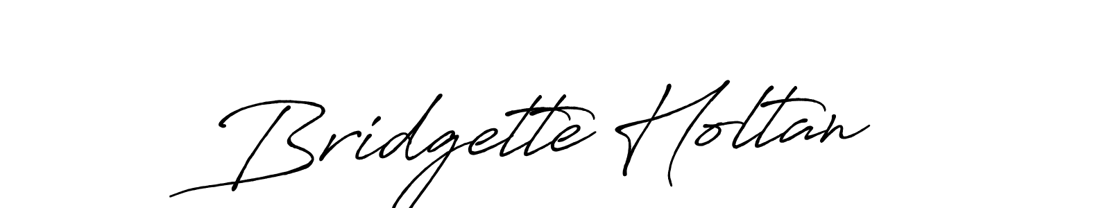 Use a signature maker to create a handwritten signature online. With this signature software, you can design (Antro_Vectra_Bolder) your own signature for name Bridgette Holtan. Bridgette Holtan signature style 7 images and pictures png