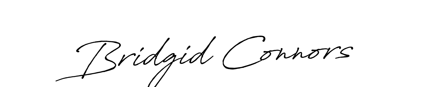 You should practise on your own different ways (Antro_Vectra_Bolder) to write your name (Bridgid Connors) in signature. don't let someone else do it for you. Bridgid Connors signature style 7 images and pictures png