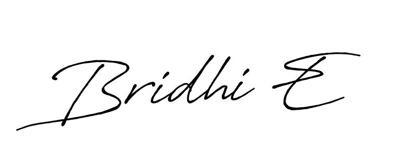 Best and Professional Signature Style for Bridhi E. Antro_Vectra_Bolder Best Signature Style Collection. Bridhi E signature style 7 images and pictures png