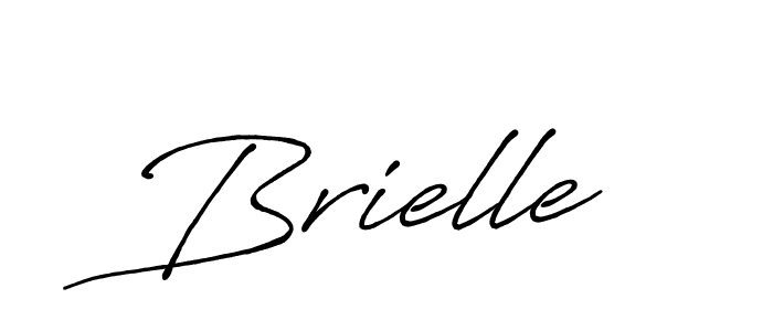 Brielle stylish signature style. Best Handwritten Sign (Antro_Vectra_Bolder) for my name. Handwritten Signature Collection Ideas for my name Brielle. Brielle signature style 7 images and pictures png