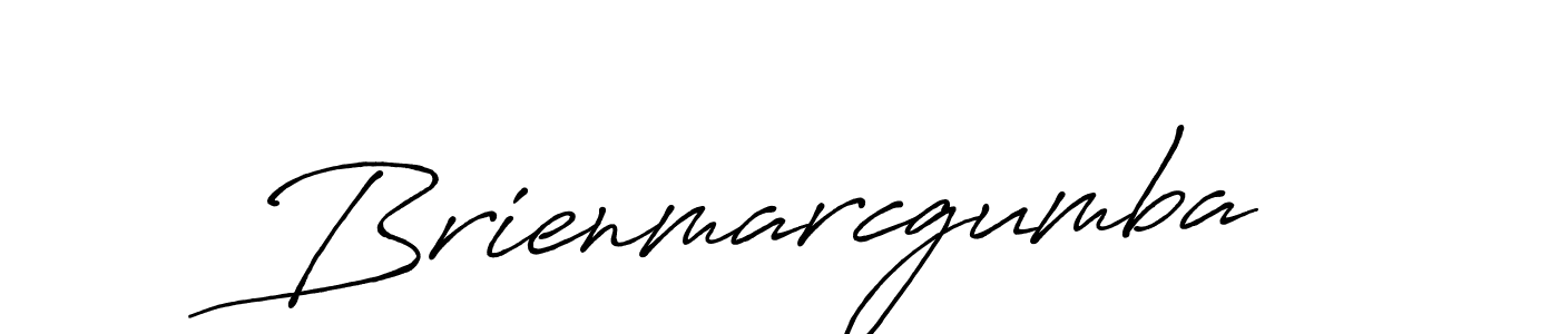 Create a beautiful signature design for name Brienmarcgumba. With this signature (Antro_Vectra_Bolder) fonts, you can make a handwritten signature for free. Brienmarcgumba signature style 7 images and pictures png